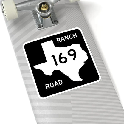Texas RM 169 (Texas) (Road Sign) STICKER Vinyl Kiss-Cut Decal - The Sticker Space