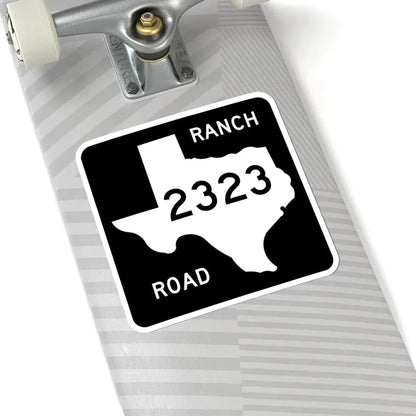 Texas RM 2323 (Texas) (Road Sign) STICKER Vinyl Kiss-Cut Decal - The Sticker Space