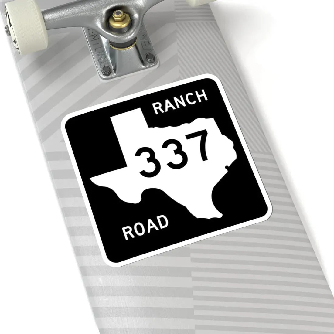 Texas RM 337 (Texas) (Road Sign) STICKER Vinyl Kiss-Cut Decal - The Sticker Space