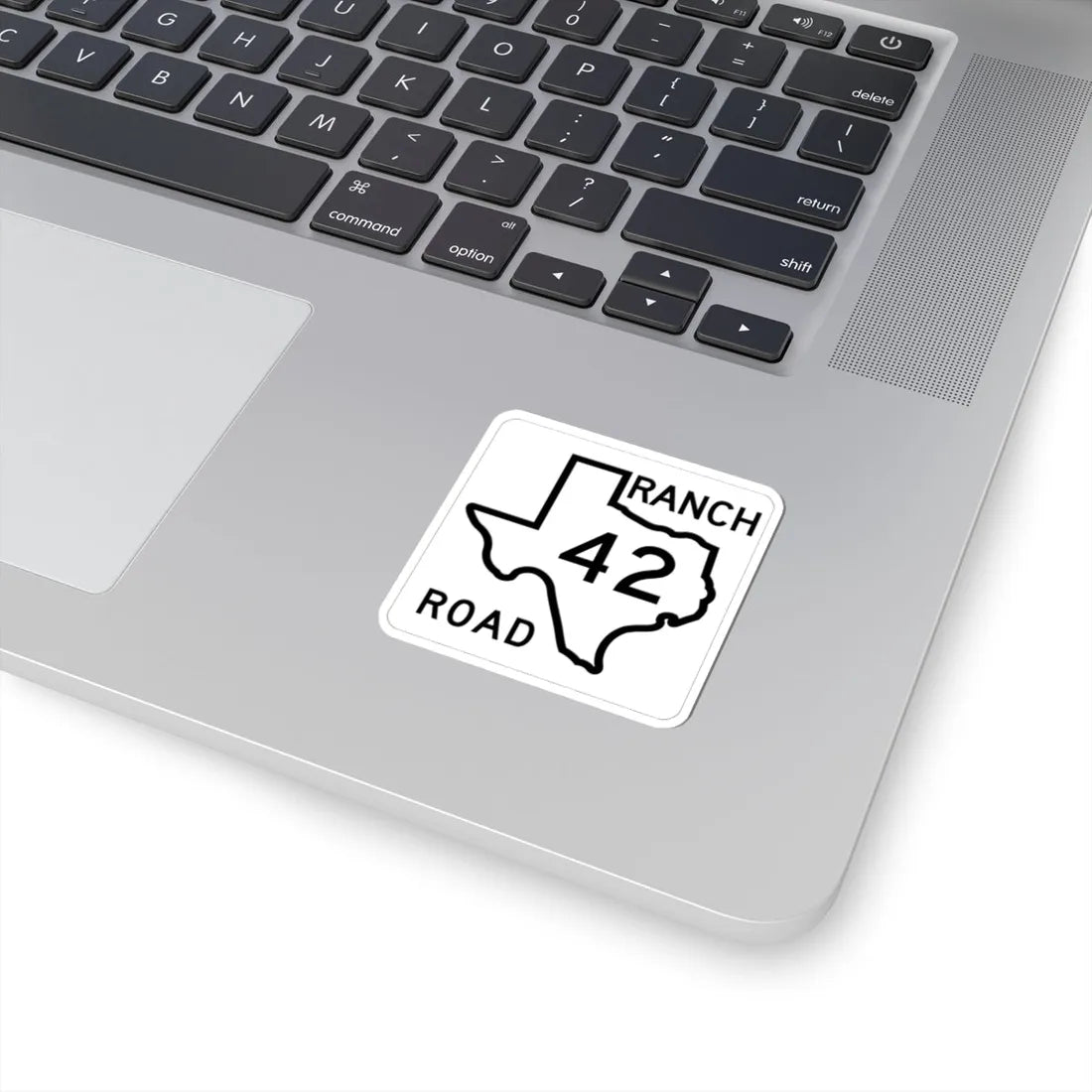 Texas RM 42 1956 (Texas) (Road Sign) STICKER Vinyl Kiss-Cut Decal - The Sticker Space