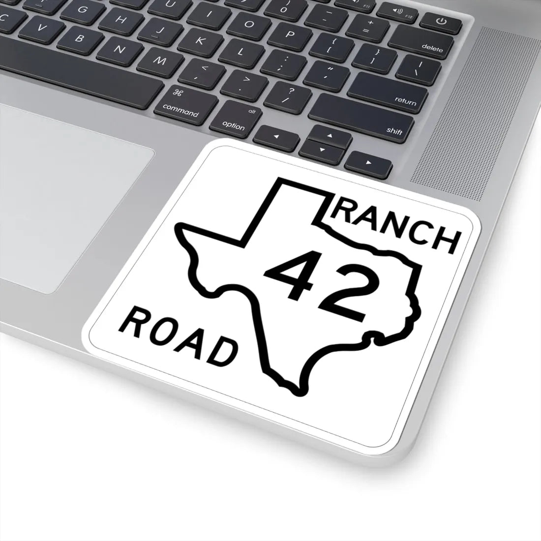 Texas RM 42 1956 (Texas) (Road Sign) STICKER Vinyl Kiss-Cut Decal - The Sticker Space