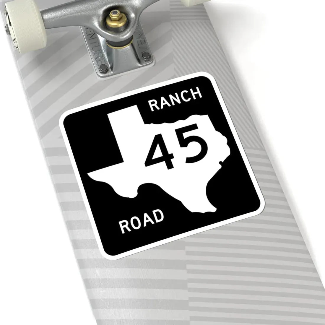 Texas RM 45 (Texas) (Road Sign) STICKER Vinyl Kiss-Cut Decal - The Sticker Space