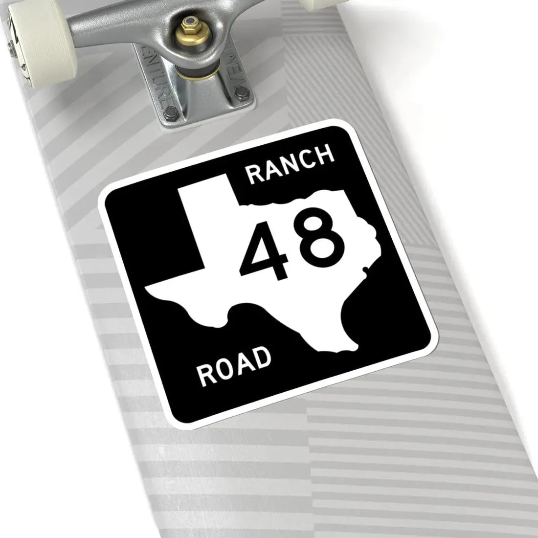Texas RM 48 (Texas) (Road Sign) STICKER Vinyl Kiss-Cut Decal - The Sticker Space