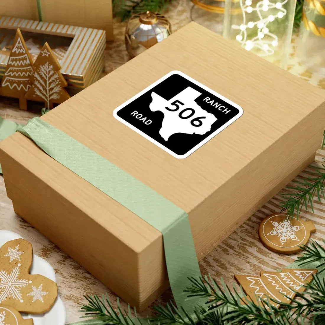 Texas RM 506 (Texas) (Road Sign) STICKER Vinyl Kiss-Cut Decal - The Sticker Space