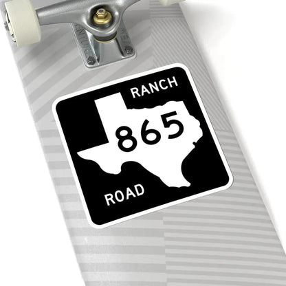 Texas RM 865 (Texas) (Road Sign) STICKER Vinyl Kiss-Cut Decal - The Sticker Space