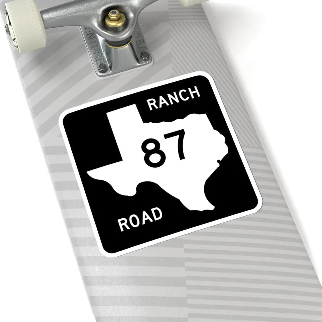 Texas RM 87 (Texas) (Road Sign) STICKER Vinyl Kiss-Cut Decal - The Sticker Space