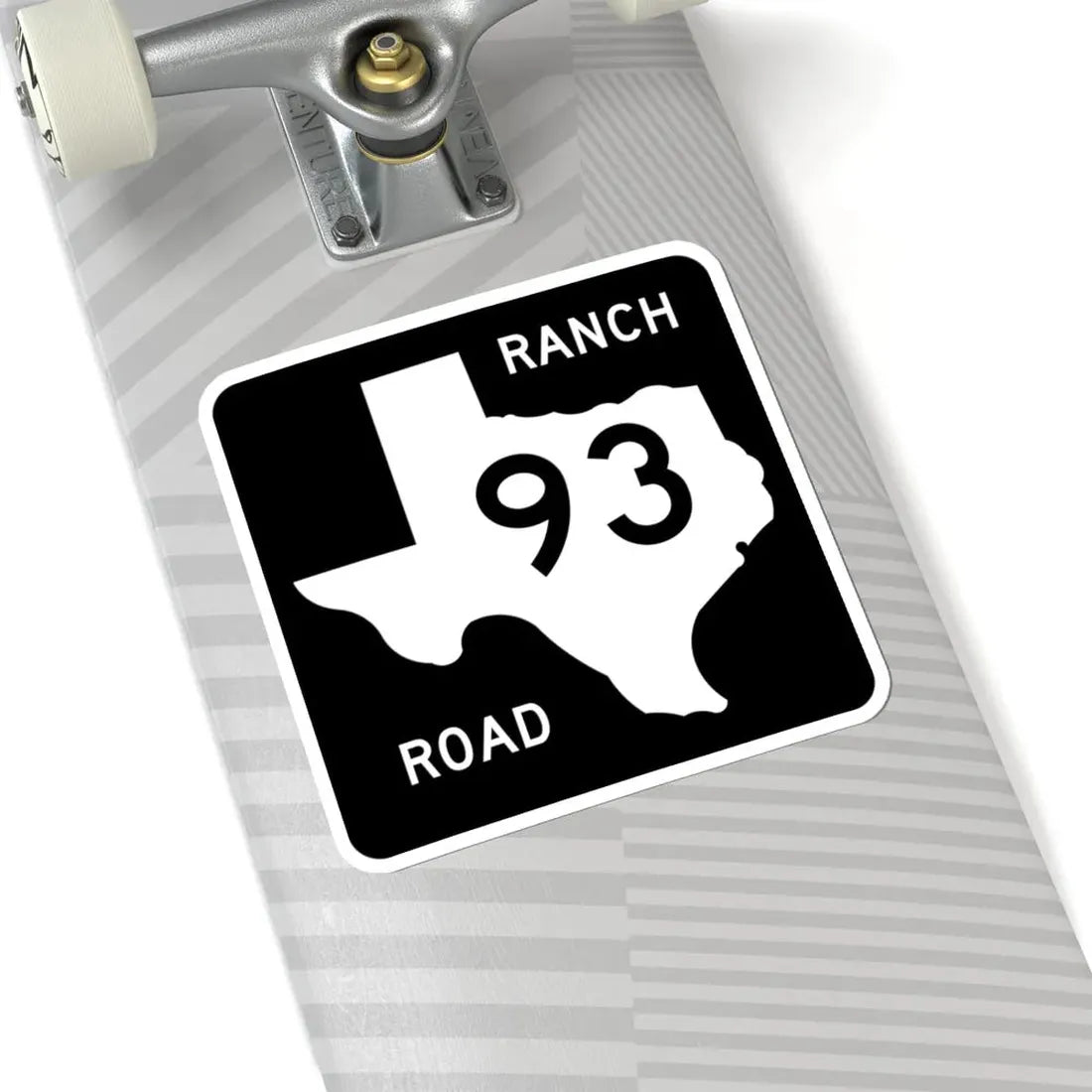 Texas RM 93 (Texas) (Road Sign) STICKER Vinyl Kiss-Cut Decal - The Sticker Space