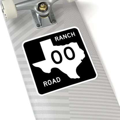 Texas RM XX (Texas) (Road Sign) STICKER Vinyl Kiss-Cut Decal - The Sticker Space