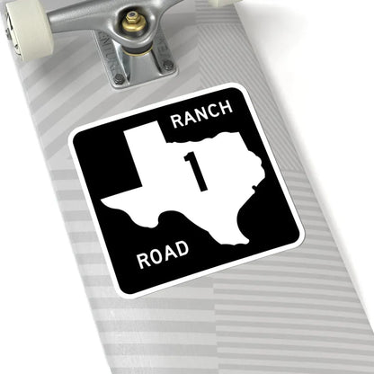 Texas RR 1 (Texas) (Road Sign) STICKER Vinyl Kiss-Cut Decal - The Sticker Space