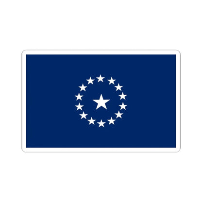 Texas Secession Flag Variant 2 (United States) STICKER Vinyl Kiss-Cut Decal 2 Inch White - The Sticker Space