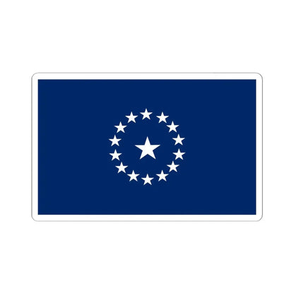 Texas Secession Flag Variant 2 (United States) STICKER Vinyl Kiss-Cut Decal 6 Inch White - The Sticker Space