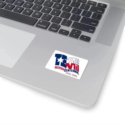 Texas Sesquicentennial Flag (United States) STICKER Vinyl Kiss-Cut Decal - The Sticker Space