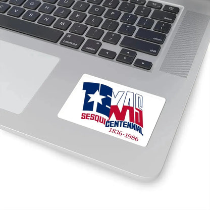 Texas Sesquicentennial Flag (United States) STICKER Vinyl Kiss-Cut Decal - The Sticker Space