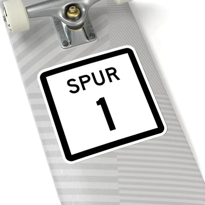 Texas Spur 1 (Texas) (Road Sign) STICKER Vinyl Kiss-Cut Decal - The Sticker Space