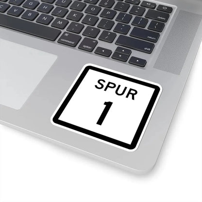 Texas Spur 1 (Texas) (Road Sign) STICKER Vinyl Kiss-Cut Decal - The Sticker Space