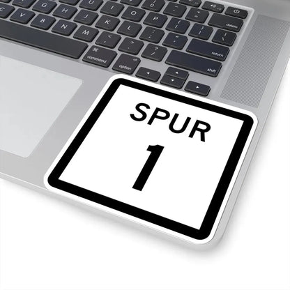 Texas Spur 1 (Texas) (Road Sign) STICKER Vinyl Kiss-Cut Decal - The Sticker Space