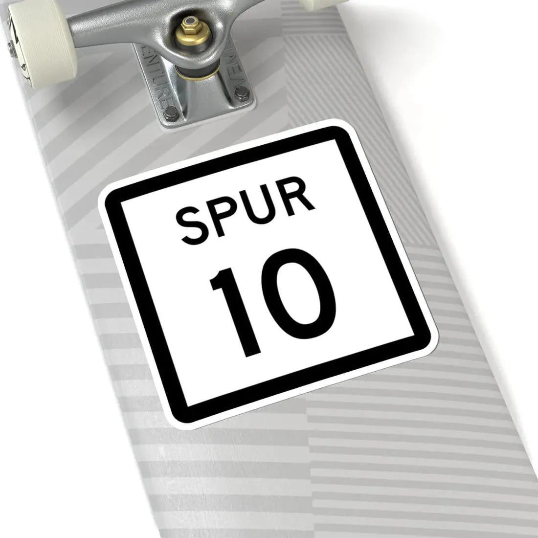 Texas Spur 10 (Texas) (Road Sign) STICKER Vinyl Kiss-Cut Decal - The Sticker Space