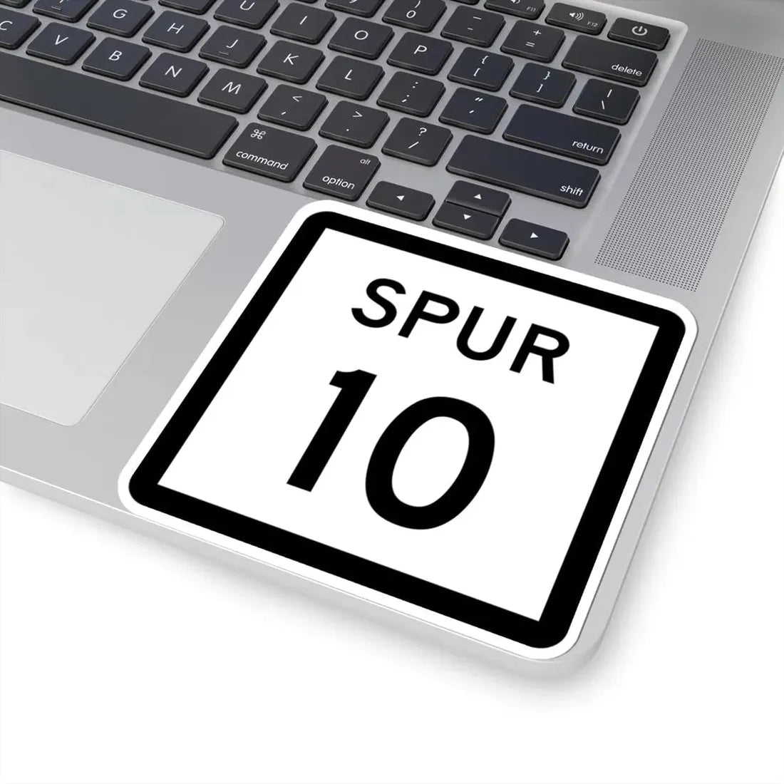 Texas Spur 10 (Texas) (Road Sign) STICKER Vinyl Kiss-Cut Decal - The Sticker Space