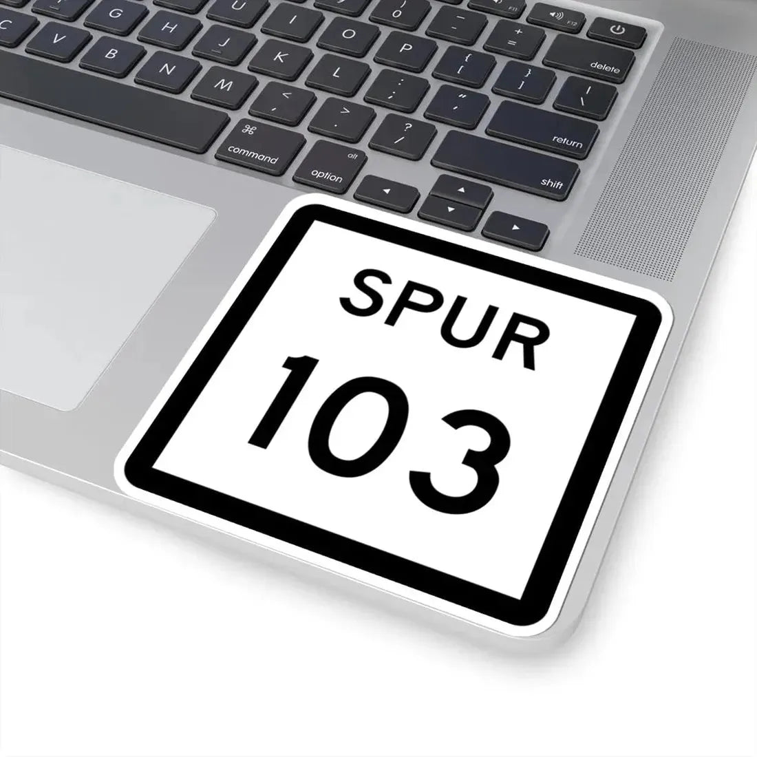 Texas Spur 103 (Texas) (Road Sign) STICKER Vinyl Kiss-Cut Decal - The Sticker Space