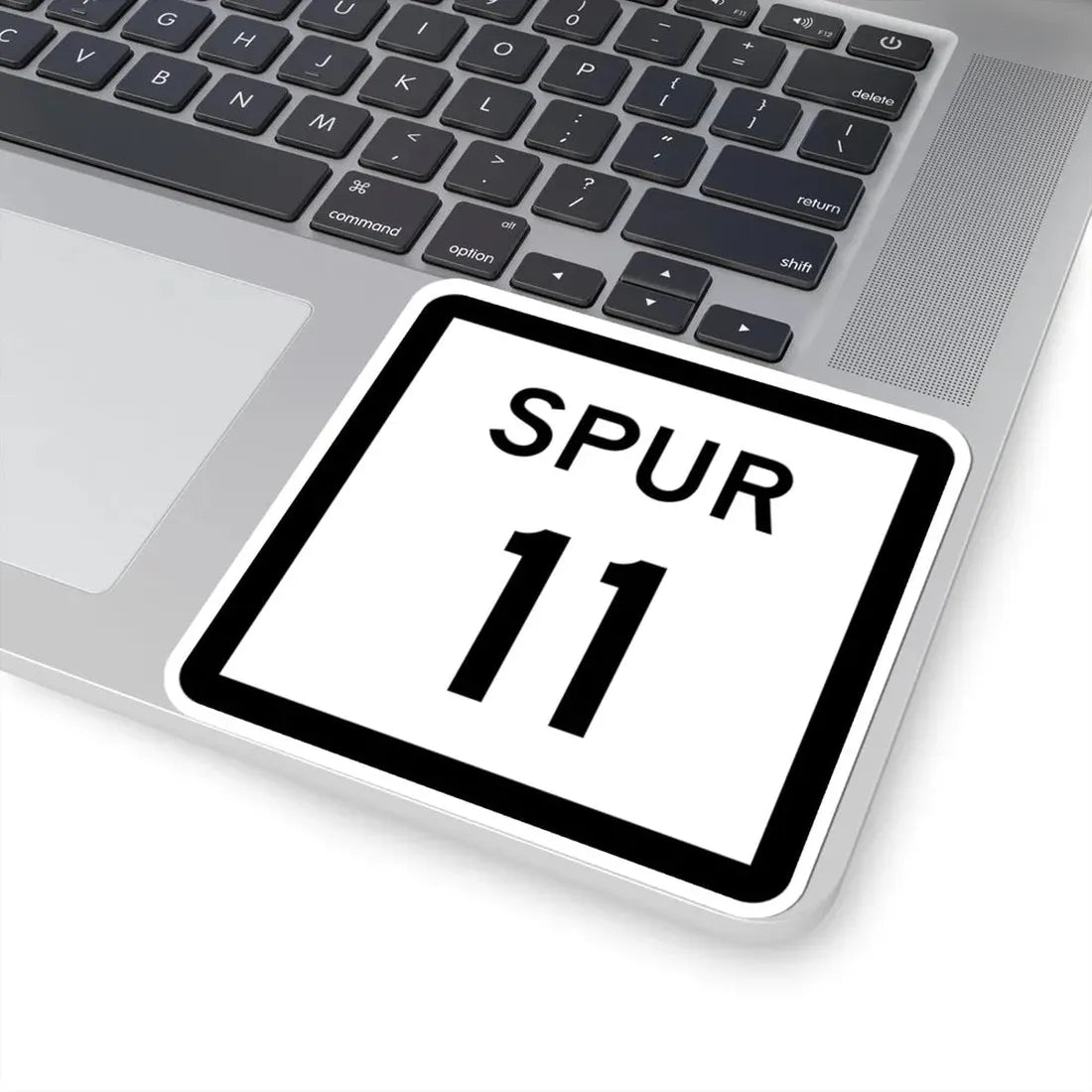 Texas Spur 11 (Texas) (Road Sign) STICKER Vinyl Kiss-Cut Decal - The Sticker Space