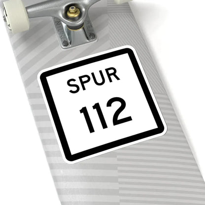 Texas Spur 112 (Texas) (Road Sign) STICKER Vinyl Kiss-Cut Decal - The Sticker Space