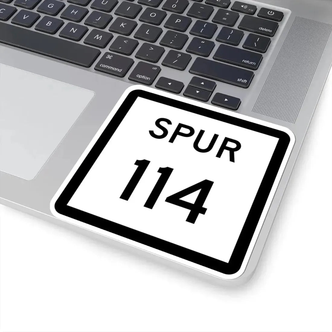 Texas Spur 114 (Texas) (Road Sign) STICKER Vinyl Kiss-Cut Decal - The Sticker Space