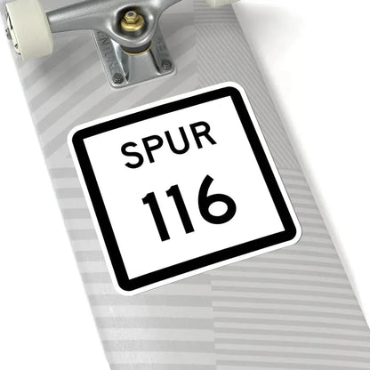 Texas Spur 116 (Texas) (Road Sign) STICKER Vinyl Kiss-Cut Decal - The Sticker Space