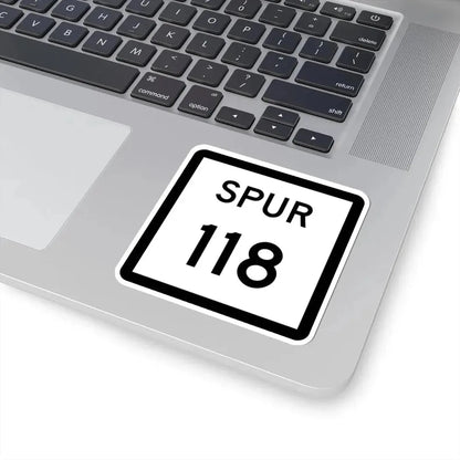 Texas Spur 118 (Texas) (Road Sign) STICKER Vinyl Kiss-Cut Decal - The Sticker Space