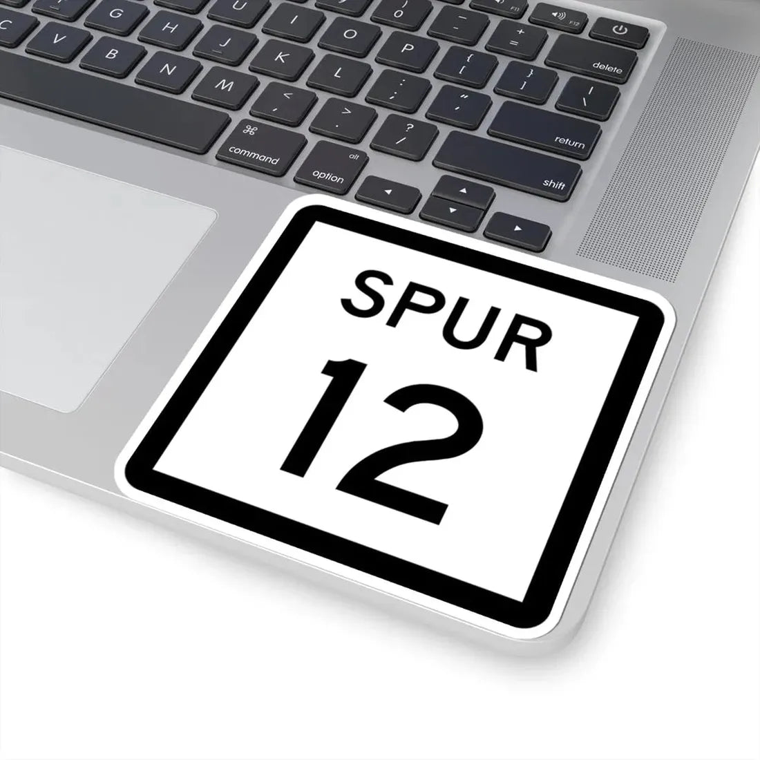 Texas Spur 12 (Texas) (Road Sign) STICKER Vinyl Kiss-Cut Decal - The Sticker Space