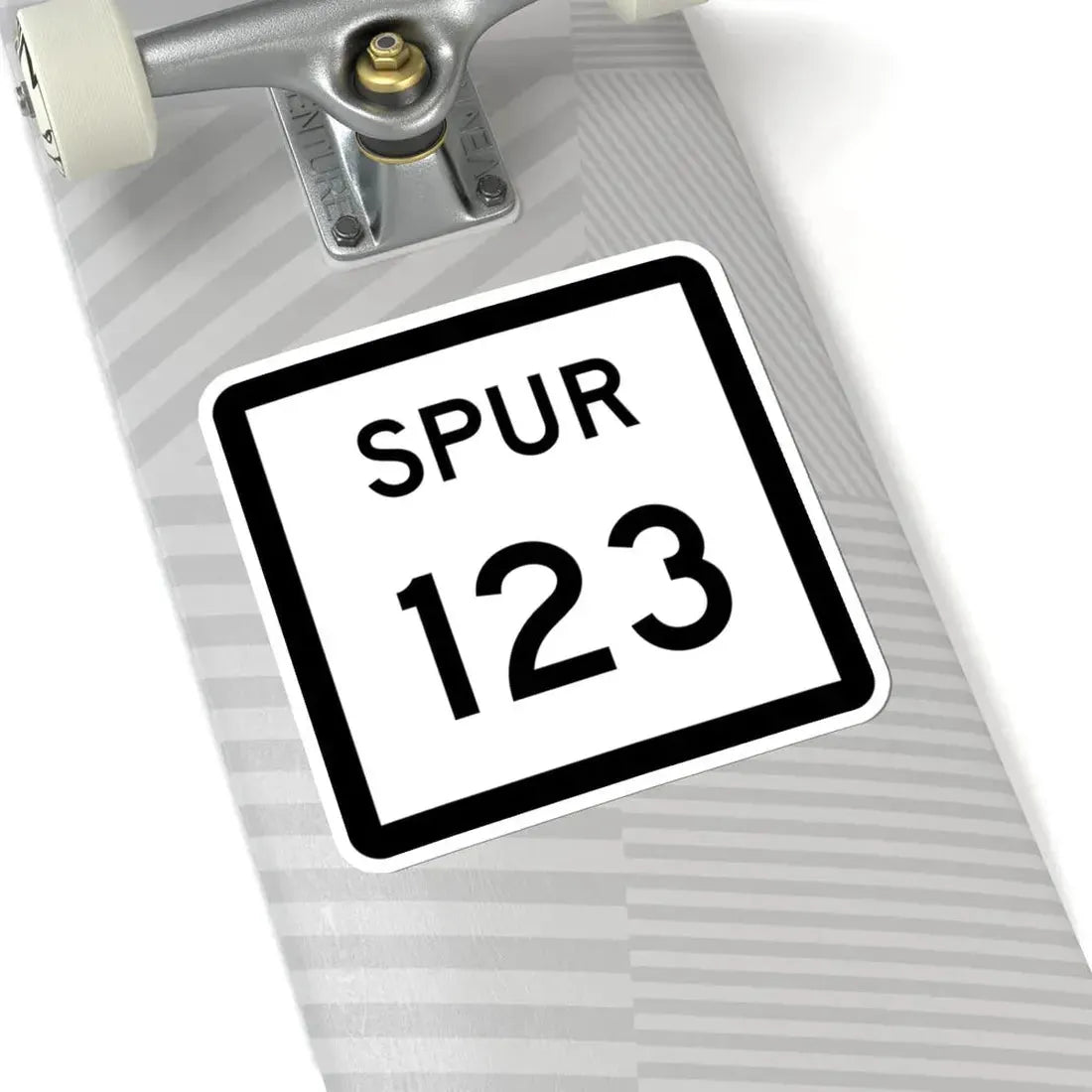 Texas Spur 123 (Texas) (Road Sign) STICKER Vinyl Kiss-Cut Decal - The Sticker Space