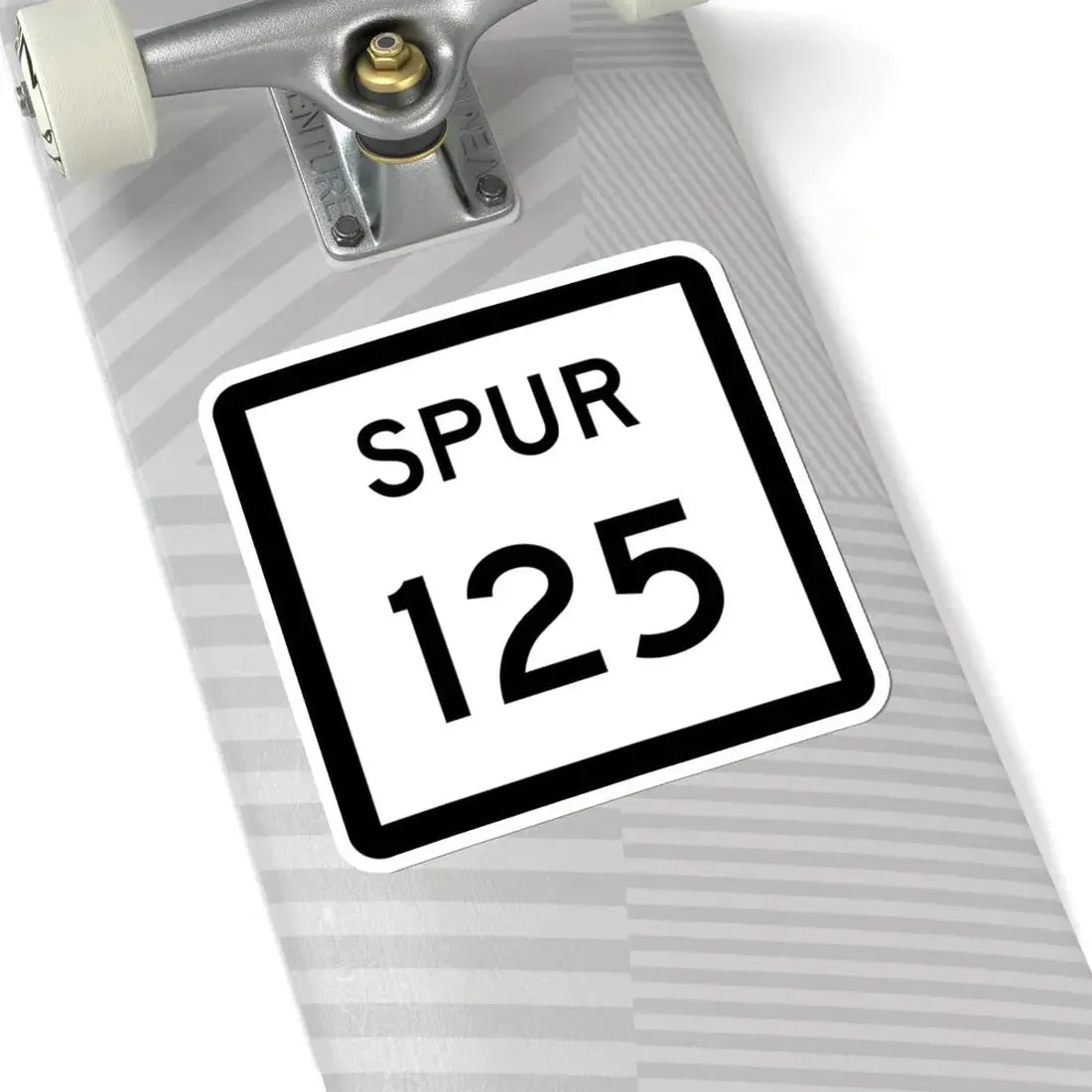 Texas Spur 125 (Texas) (Road Sign) STICKER Vinyl Kiss-Cut Decal - The Sticker Space