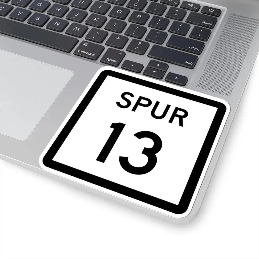 Texas Spur 13 (Texas) (Road Sign) STICKER Vinyl Kiss-Cut Decal - The Sticker Space