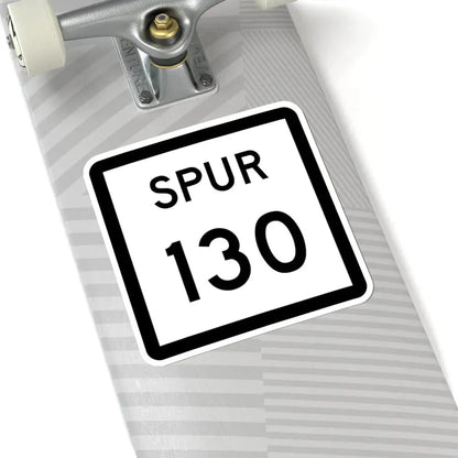 Texas Spur 130 (Texas) (Road Sign) STICKER Vinyl Kiss-Cut Decal - The Sticker Space