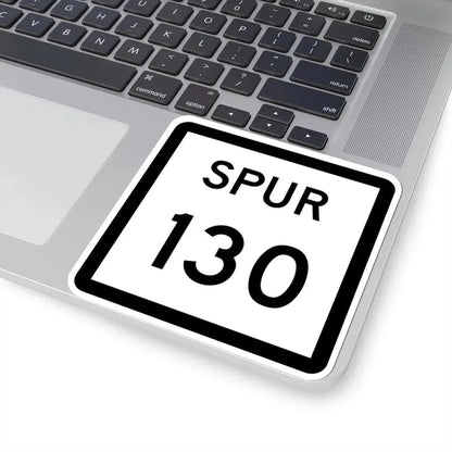 Texas Spur 130 (Texas) (Road Sign) STICKER Vinyl Kiss-Cut Decal - The Sticker Space