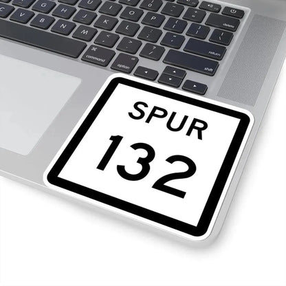 Texas Spur 132 (Texas) (Road Sign) STICKER Vinyl Kiss-Cut Decal - The Sticker Space