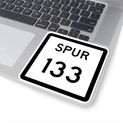 Texas Spur 133 (Texas) (Road Sign) STICKER Vinyl Kiss-Cut Decal - The Sticker Space