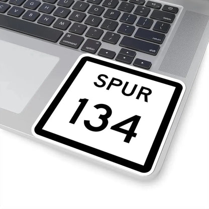 Texas Spur 134 (Texas) (Road Sign) STICKER Vinyl Kiss-Cut Decal - The Sticker Space