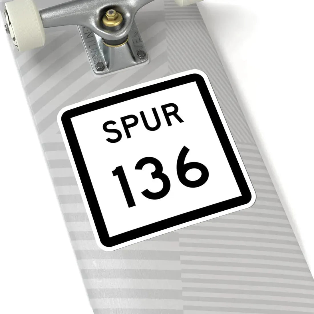 Texas Spur 136 (Texas) (Road Sign) STICKER Vinyl Kiss-Cut Decal - The Sticker Space