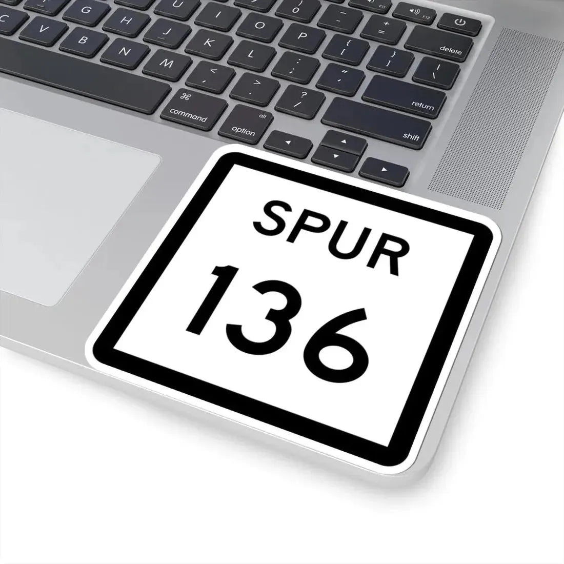 Texas Spur 136 (Texas) (Road Sign) STICKER Vinyl Kiss-Cut Decal - The Sticker Space