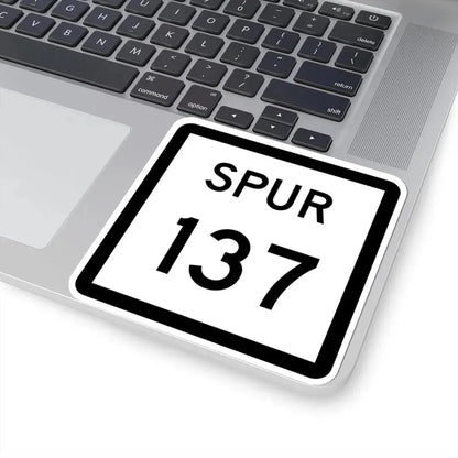 Texas Spur 137 (Texas) (Road Sign) STICKER Vinyl Kiss-Cut Decal - The Sticker Space