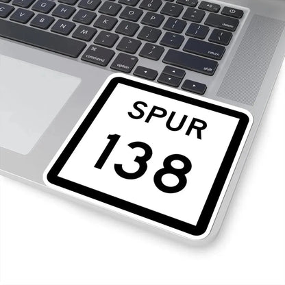 Texas Spur 138 (Texas) (Road Sign) STICKER Vinyl Kiss-Cut Decal - The Sticker Space