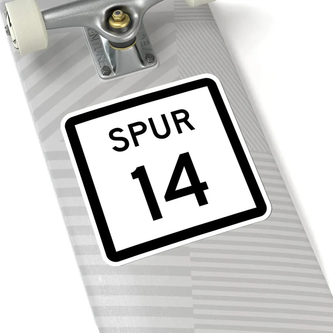 Texas Spur 14 (Texas) (Road Sign) STICKER Vinyl Kiss-Cut Decal - The Sticker Space