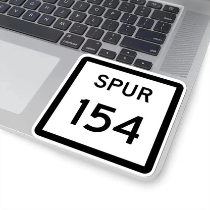 Texas Spur 154 (Texas) (Road Sign) STICKER Vinyl Kiss-Cut Decal - The Sticker Space