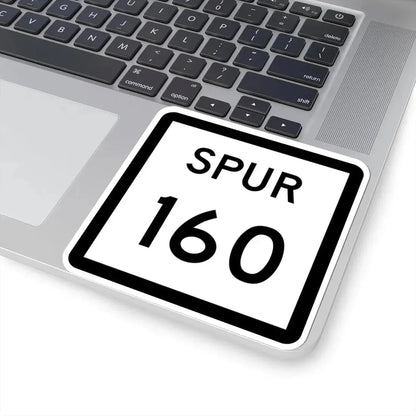 Texas Spur 160 (Texas) (Road Sign) STICKER Vinyl Kiss-Cut Decal - The Sticker Space