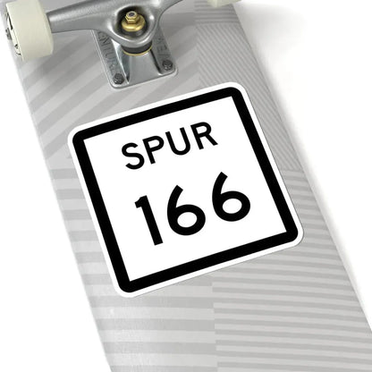Texas Spur 166 (Texas) (Road Sign) STICKER Vinyl Kiss-Cut Decal - The Sticker Space