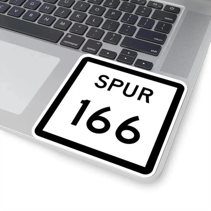 Texas Spur 166 (Texas) (Road Sign) STICKER Vinyl Kiss-Cut Decal - The Sticker Space