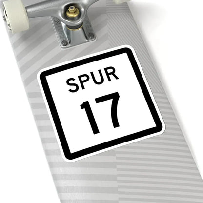 Texas Spur 17 (Texas) (Road Sign) STICKER Vinyl Kiss-Cut Decal - The Sticker Space