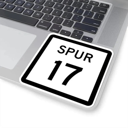 Texas Spur 17 (Texas) (Road Sign) STICKER Vinyl Kiss-Cut Decal - The Sticker Space
