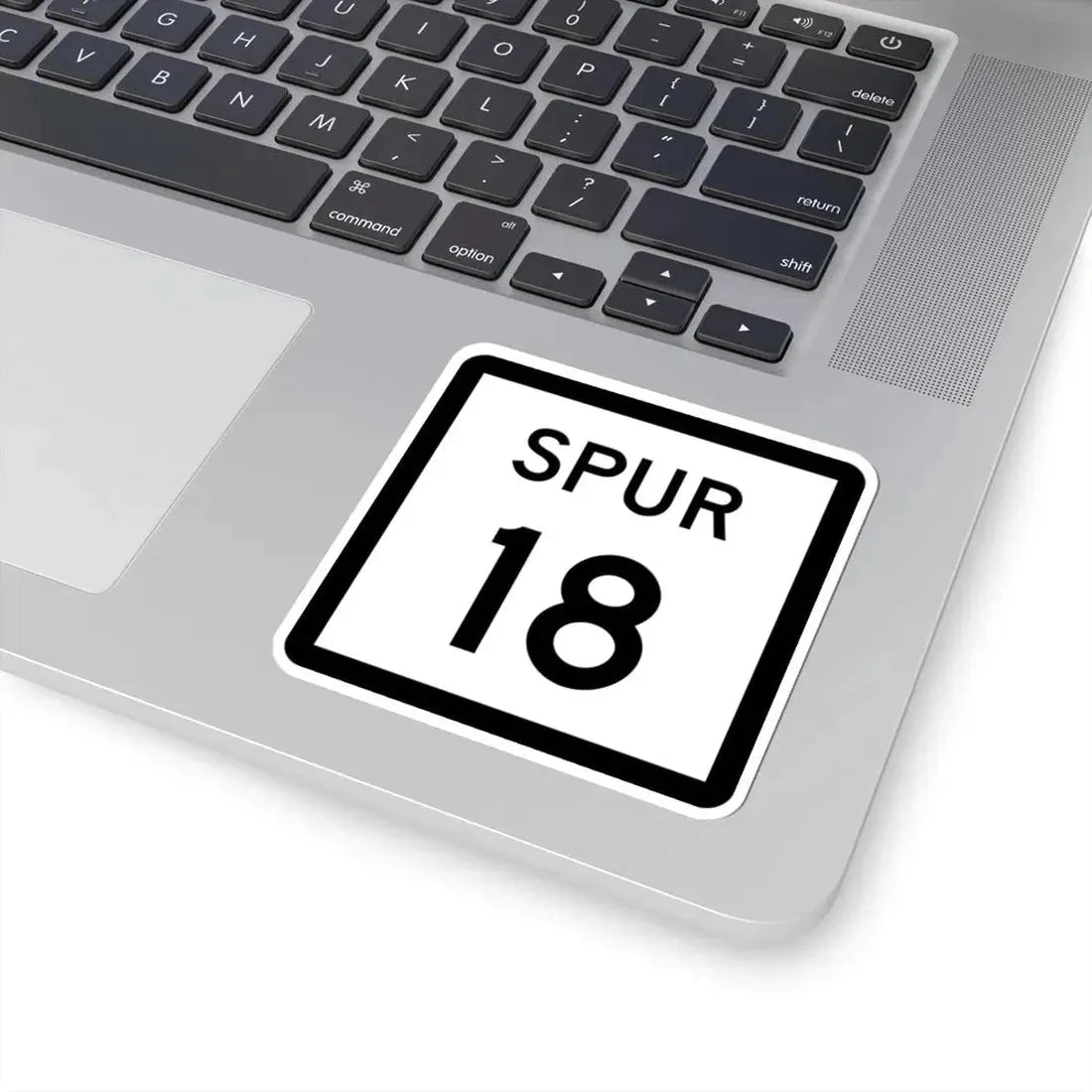 Texas Spur 18 (Texas) (Road Sign) STICKER Vinyl Kiss-Cut Decal - The Sticker Space