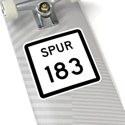 Texas Spur 183 (Texas) (Road Sign) STICKER Vinyl Kiss-Cut Decal - The Sticker Space